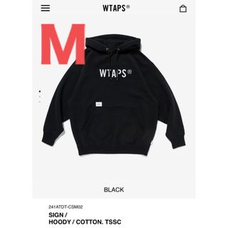 W)taps - Wtaps ダブルタップスSign サイン Hoody フーディ ブラック