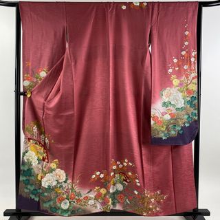 振袖 身丈156cm 裄丈65cm 正絹 美品 秀品 【中古】(着物)