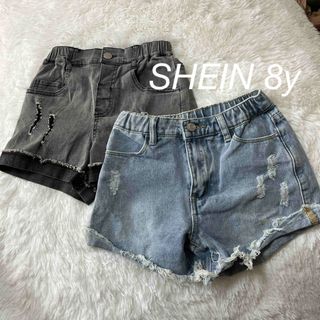 SHEIN - SHEIN デニムショート 8y