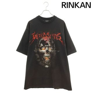 ヴェトモン(VETEMENTS)のヴェトモン  17AW  OVERSIZED HEAVY METAL PRINT TEE MAH18TR34 オーバーサイズヘビーメタルスカルプリントTシャツ メンズ XS(Tシャツ/カットソー(半袖/袖なし))