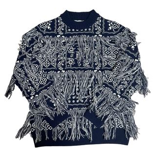 sacai - sacai x reyn spooner 18aw fringe knit