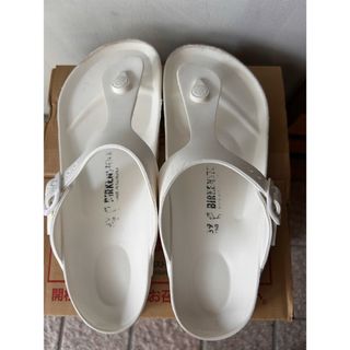 ビルケンシュトック(BIRKENSTOCK)のBIRKENSTOCK ビルケンシュトック GIZEH EVA ギゼ  ホワイト(サンダル)