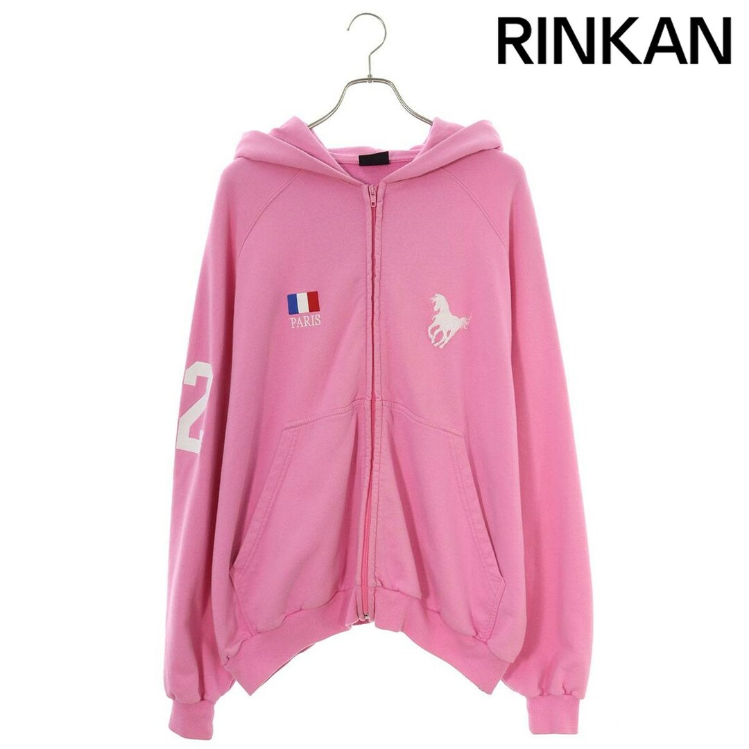 Balenciaga - バレンシアガ 22AW 720425 TNVD4 Polo Zip-up Hoodie Balenciaga - バレンシアガ 22AW 720425 TNVD4 Polo Zip-up Hoodie