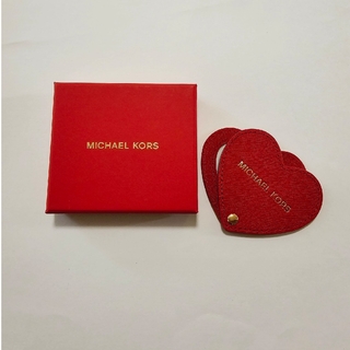 マイケルコース(Michael Kors)の新品 MICHAEL KORS ハート型 ミラー 赤×gold マイケルコース(ミラー)
