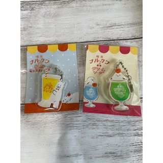 文具博女子　ふるかわ　アクリルキーホルダー　クリームソーダミックスジュース(その他)