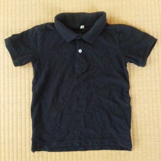 黒　無地　フォーマル　ポロシャツ　130(Tシャツ/カットソー)