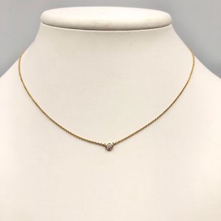 ティファニー(Tiffany & Co.)のTIFFANY&CO ティファニー バイザヤード ダイヤ ネックレス k18(ネックレス)