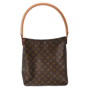 ルイヴィトン(LOUIS VUITTON)のルイヴィトン モノグラム ルーピング GM ワンショルダーバッグ ブラウン(ショルダーバッグ)