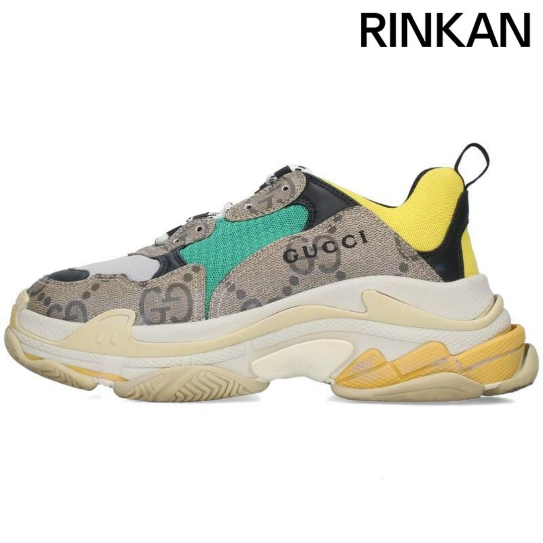 Balenciaga(バレンシアガ)のバレンシアガ ×グッチ GUCCI  TRIPLE S TRAINERS ザハッカープロジェクトトリプルエスレースアップスニーカー メンズ 40 メンズの靴/シューズ(スニーカー)の商品写真