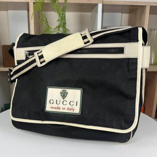 グッチ(Gucci)のGUCCI メッセンジャーバッグ クレストロゴ シェリーライン(メッセンジャーバッグ)