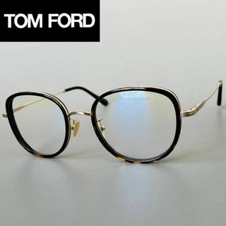 TOM FORD EYEWEAR - メガネ トムフォード メンズ レディース アジアンフィット ブラウン ゴールド