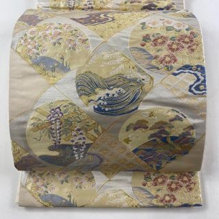 袋帯 美品 秀品 六通 正絹 【中古】(帯)