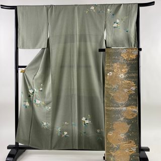 訪問着 身丈158cm 裄丈66.5cm 正絹 美品 秀品 【中古】(着物)