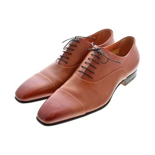 サントーニ(Santoni)のSANTONI ビジネス・ドレスシューズ UK9 1/2(28cm位) 茶 【古着】【中古】(ドレス/ビジネス)