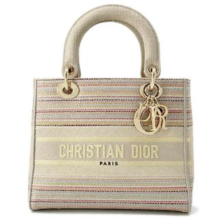 ディオール(Dior)のクリスチャン・ディオール ハンドバッグ レディディーライト キャンバス Christian Dior 2wayショルダーバッグ(ハンドバッグ)