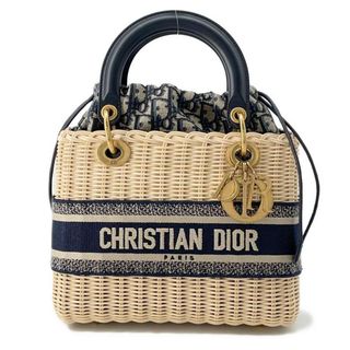 Dior - クリスチャン・ディオール ハンドバッグ レディディオール ウィッカー ミディアム M0565CMVO 2way