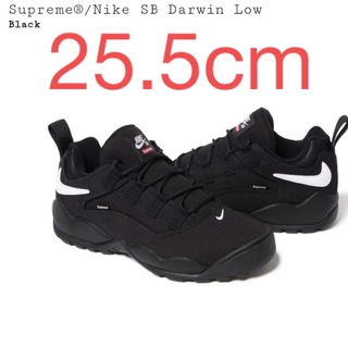 シュプリーム(Supreme)のSupreme Nike SB Darwin Low Black (スニーカー)
