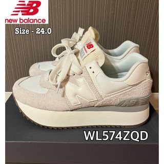 新品未使用 ニューバランス new balance WL574ZQDB 24cm