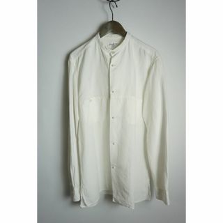 ヨウジヤマモトプールオム(Yohji Yamamoto POUR HOMME)の美品14SS ヨウジヤマモト 釈迦ボタン チャイナ シャツ 白912N▲(シャツ)