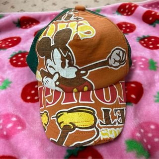 ディズニー(Disney)のディズニー　ミッキーダメージ加工キャップ(キャップ)