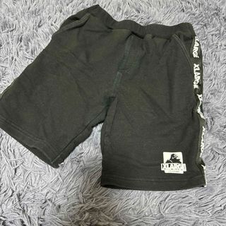 エクストララージキッズ(XLARGE KIDS)のXLARGE KIDS★テープロゴ　ハーフパンツ★ブラック(パンツ/スパッツ)