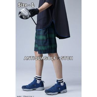 アンティカ(antiqua)のアンティカ ✰ANTIQUA GOLF × STCHロゴチェックパンツ✰(ウエア)