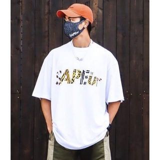 SAPEur Tシャツ XL 白 サファリ アトモス ナイキ サプール アニマル(Tシャツ/カットソー(半袖/袖なし))