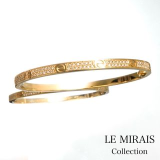 Cartier - 【仕上済】カルティエ ラブブレス #16 SM YG ダイヤ 16 K18YG レディース ブレスレット CARTIER