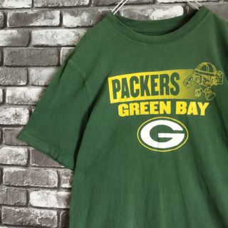 グリーンベイパッカーズNFLビッグロゴtシャツTシャツ雰囲気古着(Tシャツ/カットソー(半袖/袖なし))