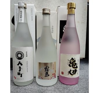 焼酎 3本大手町720ml25% 亀田720ml25%霧島720ml25%(焼酎)