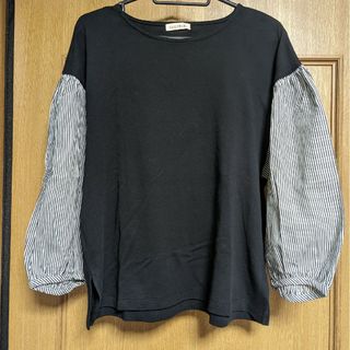 切り替え袖カットソー(Tシャツ(長袖/七分))