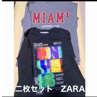 ザラ(ZARA)のZARA  ロンT ２枚セット(Tシャツ/カットソー)