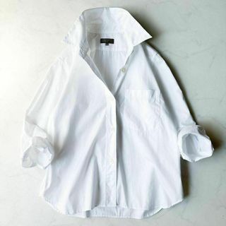 マーガレットハウエル(MARGARET HOWELL)の極美品✨22SS マーガレットハウエル PLAIN COTTON POPLIN(シャツ/ブラウス(長袖/七分))