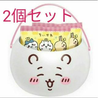 チイカワ(ちいかわ)の【2個】ハート ちいかわ　ポット なんか小さくてかわいいやつ　小物入れ　バケツ(小物入れ)