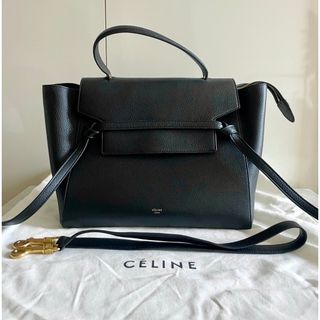 セリーヌ(celine)の※美品※【CELINE】ベルトバッグ　ミニ　旧ロゴ(ショルダーバッグ)