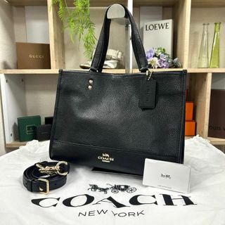 コーチ(COACH)の新品 COACH 名作 デンプシー キャリーオール 2way レザー(トートバッグ)