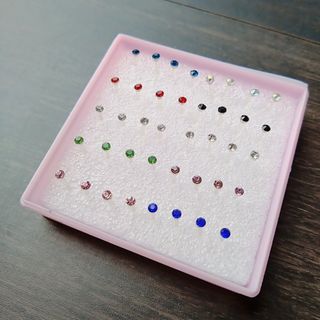 ワンポイントピアス 6個セット(3ペア)(ピアス)