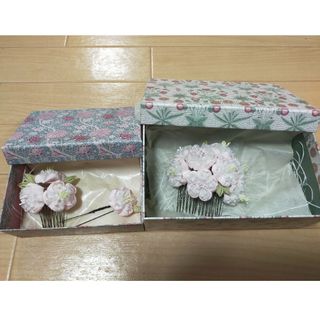 つまみ細工 ミテラ 八重桜3点セット(その他)