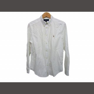 ラルフローレン(Ralph Lauren)のラルフローレン RALPH LAUREN シャツ 長袖 刺繍 ホワイト(シャツ)
