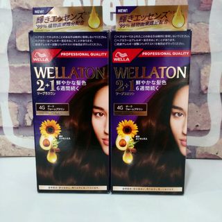 ウエラ(WELLA)のWELLA ウエラトーン ツープラスワン 4G クリームタイプ 2箱(白髪染め)