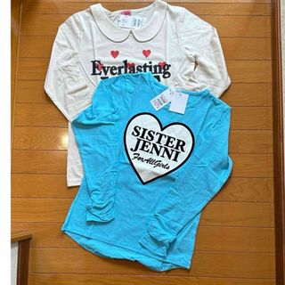 ジェニィ(JENNI)のsister jenni 長袖Tシャツ　2枚SET 160cm 新品未使用(Tシャツ/カットソー)