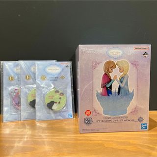 ディズニー(Disney)の【ラストワン賞】ディズニープリンセス　一番くじ　アナ&エルサ　フィギュア(アニメ/ゲーム)