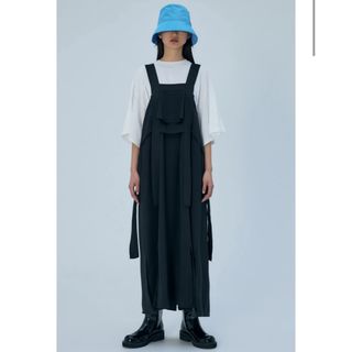 エンフォルド(ENFOLD)のエンフォルド ジャンパースカート FLARE SLIT JUMPER-SKIRT(ロングスカート)