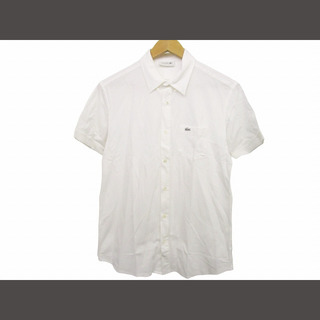 ラコステ(LACOSTE)のラコステ LACOSTE 白ワニ シャツ ワイシャツ ボタンダウン 半袖 白 4(シャツ)