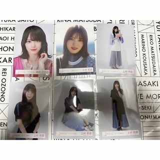 サクラザカフォーティシックス(櫻坂46)の櫻坂46 生写真 森田ひかる　上村莉菜(アイドルグッズ)