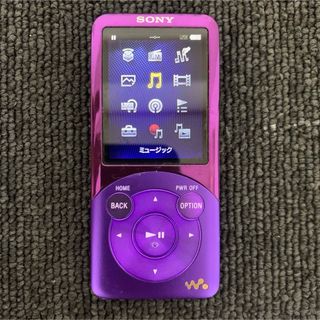 ウォークマン(WALKMAN)のSONY WALKMAN NW-S754 ソニー ウォークマン 8GB パープル(ポータブルプレーヤー)