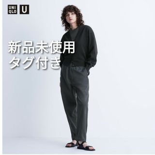 ユニクロ(UNIQLO)の【新品未使用タグ付き】Uniqlo U　ダブルフェイスパンツ(カジュアルパンツ)