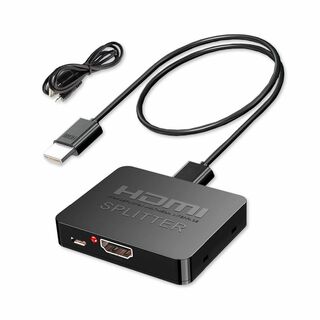 【人気初登場】HDMI 分配器 1入力2出力 4K HDMI スプリッター 2ポ(その他)