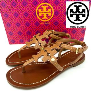 Tory Burch - 〈新品〉TORY BURCH トリーバーチ【22cm】ストラップ トングサンダル