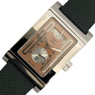 ブルガリ(BVLGARI)の　ブルガリ BVLGARI レッタンゴロ ミレニアムイヤー限定記念モデル RT49PLD ピンク Pt950/革ベルト（社外品） 手巻き メンズ 腕時計(その他)